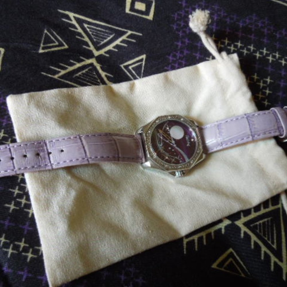 Stihrling Watch W/Leather Band